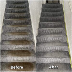 Rugsspa Stairs Cleaning After and Before